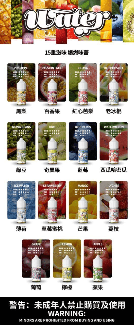 美國瓦特WATER小煙油30ml/3.5%:圖片 10